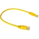 Патч-корд TWT TWT-45-45-0.3-YL UTP кат.5e, 0.3 м, желтый