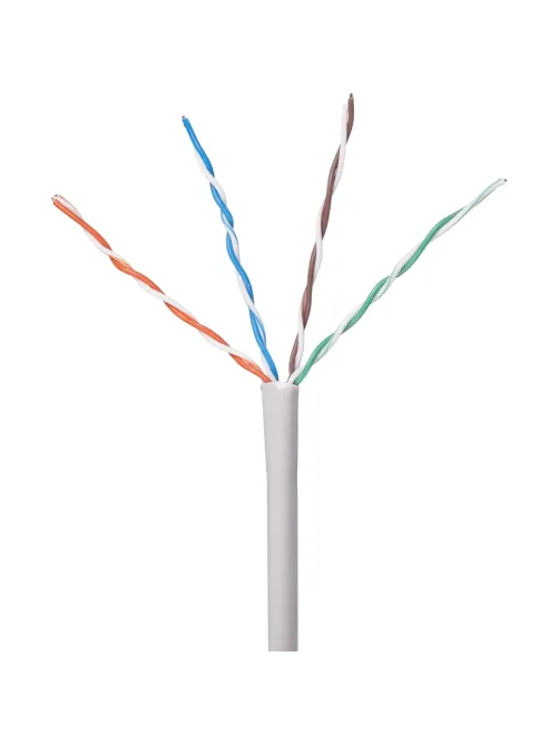 Кабель BigTech BT-CECR-011 CCA UTP 4 пары, кат.5e AWG25 PVC 305м сер