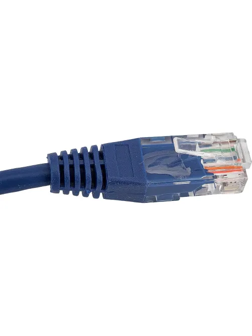 Патч-корд TWT TWT-45-45-0.15-BL UTP кат.5e, 0.15 м, синий