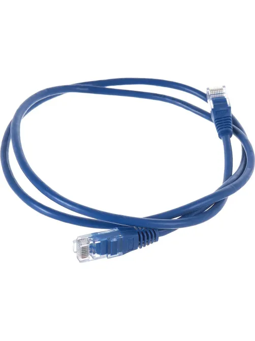 Патч-корд TWT TWT-45-45-1.0-BL UTP кат.5e, 1.0 м, синий
