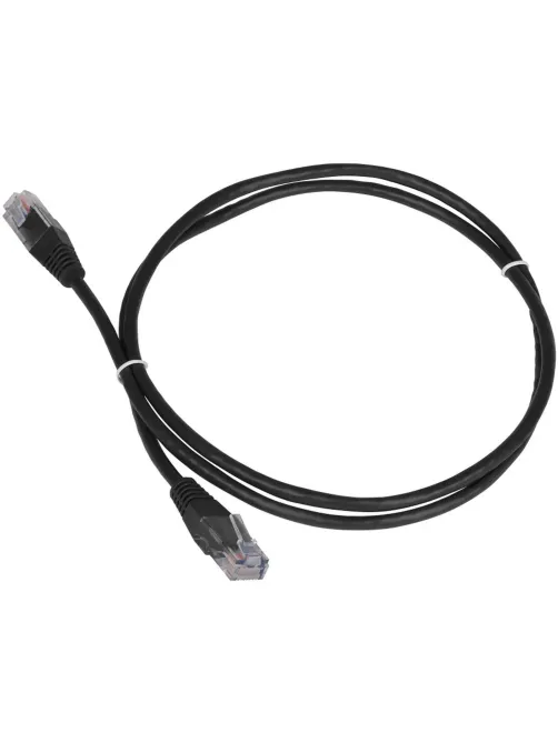 Патч-корд TWT TWT-45-45-5.0-BK UTP кат.5e, 5.0 м, черный