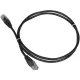 Патч-корд TWT TWT-45-45-5.0-BK UTP кат.5e, 5.0 м, черный