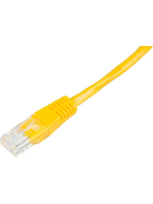 Патч-корд BigTech OPCC020 UTP CCA кат.5e/1м/литой/многожильный (желтый)