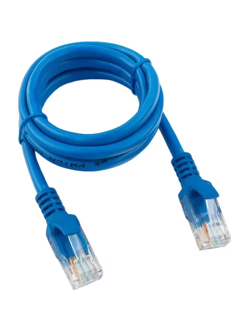 Патч-корд UTP Cablexpert PP12-1M/B кат.5e, 1м, синий