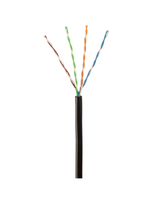 Кабель BigTech BT-CECR-006 медь UTP 4пары, кат.5e AWG24 PE Outdoor 305м чер