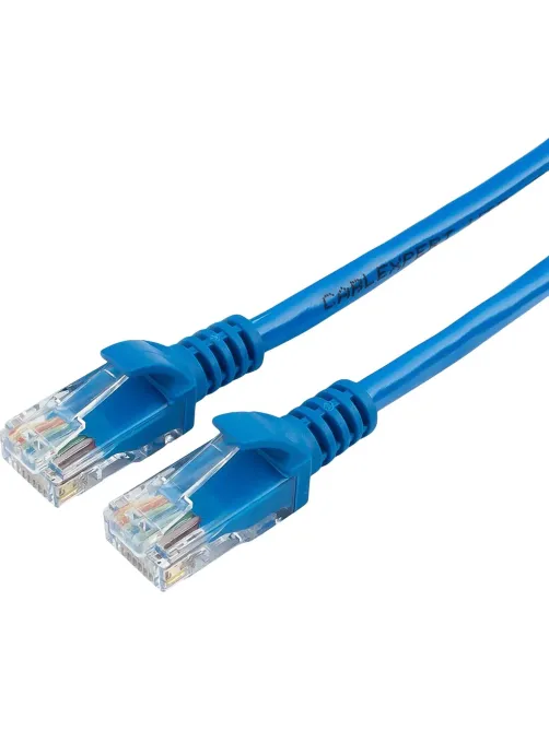Патч-корд UTP Cablexpert PP10-10M/B кат.5e, 10м, литой, (синий)
