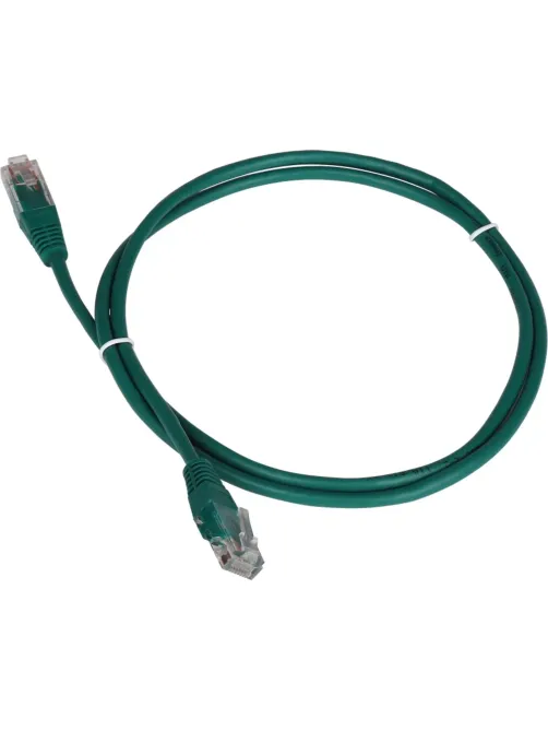Патч-корд TWT TWT-45-45-0.15-GN UTP кат.5e, 0.15 м, зеленый