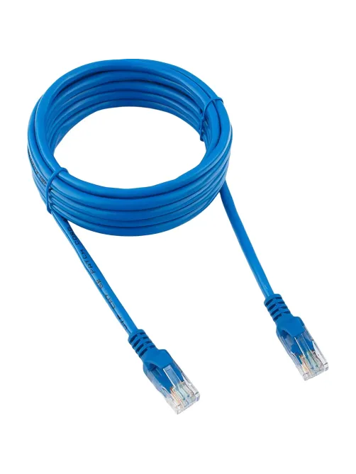 Патч-корд UTP Cablexpert PP10-3M/B кат.5e, 3м, литой, (синий)