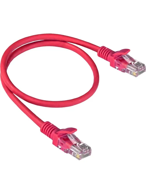 Патч-корд ExeGate UTP-RJ45-RJ45-5e-1,5M-RD, 5e, 1.5м, красный <EX258670RUS