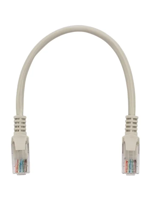 Патч-корд UTP Cablexpert PP10-0.25M кат.5e, 0.25м, литой, (серый)