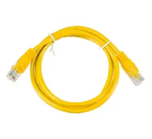 Патч-корд BigTech OPCC020 UTP CCA кат.5e/1м/литой/многожильный (желтый)