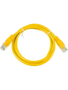 Патч-корд BigTech OPCC020 UTP CCA кат.5e/1м/литой/многожильный (желтый)