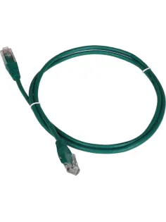 Патч-корд TWT TWT-45-45-1.0-GN UTP кат.5e, 1.0 м, зеленый