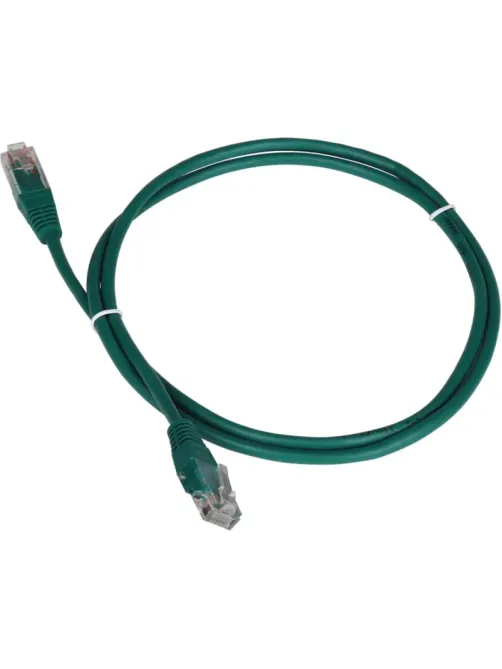 Патч-корд TWT TWT-45-45-1.0-GN UTP кат.5e, 1.0 м, зеленый