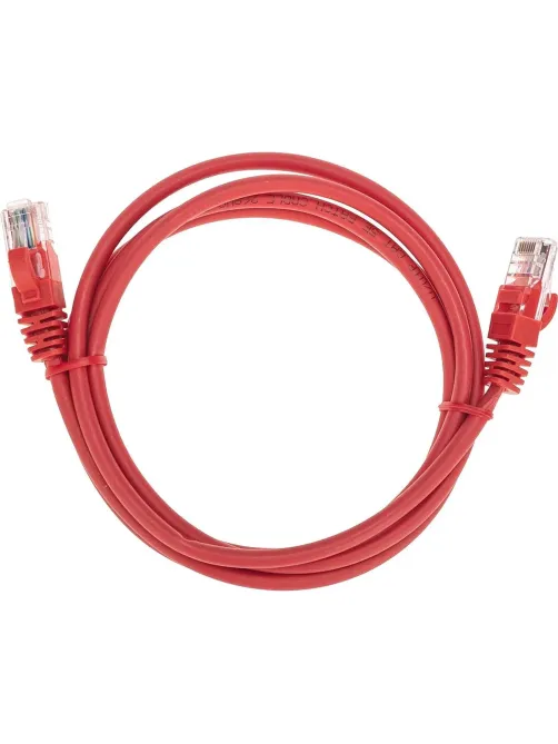 Патч-корд REXANT (02-0103-105) U/UTP, CAT 5e, 26AWG, LSZH, красный, 1,5м