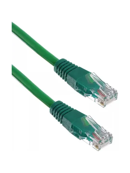 Патч-корд TWT TWT-45-45-5.0-GN UTP кат.5e, 5.0 м, зеленый