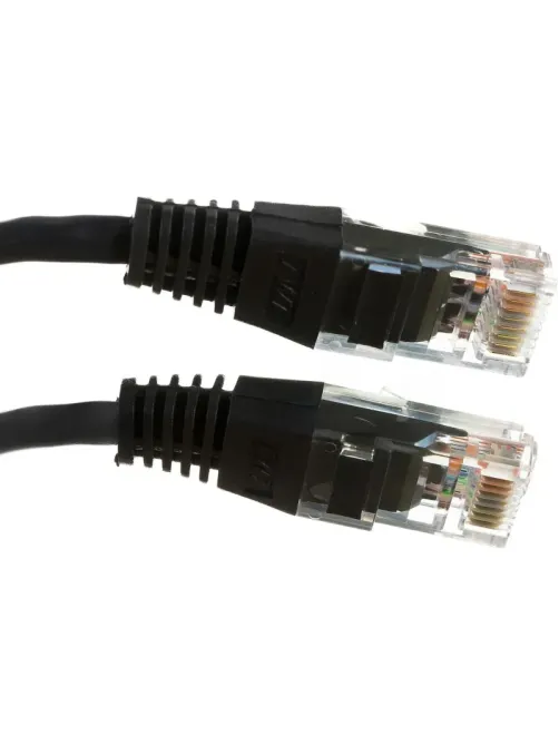 Патч-корд TWT TWT-45-45-5.0-BK UTP кат.5e, 5.0 м, черный