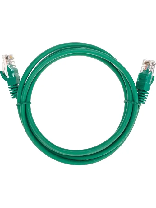 Патч-корд REXANT (02-0106-105) U/UTP, CAT 5e, 26AWG, LSZH, зеленый, 1,5м