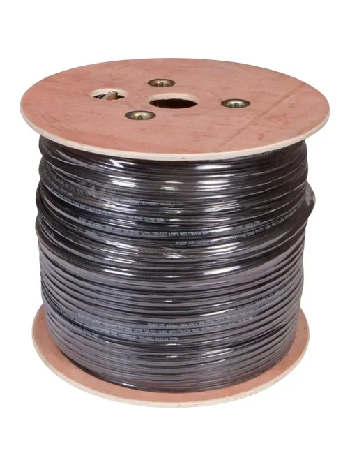 Кабель REXANT (01-0046)U/UTP,CAT5e,PE,4PR,24AWG,OUTDOOR,SOLID,с тросом,305м