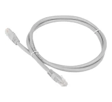 Патч-корд TWT TWT-45-45-3.0/6-GY UTP кат.6, 3.0 м, серый