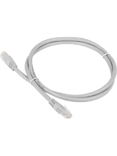 Патч-корд TWT TWT-45-45-3.0/6-GY UTP кат.6, 3.0 м, серый