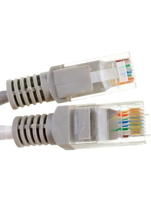 Патч-корд ExeGate (EX241491RUS) UTP-RJ45-RJ45-5e-15M-GY, UTP, 15м, серый OZ
