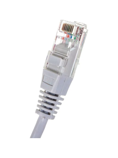 Патч-корд TWT TWT-45-45-0.5-GY UTP кат.5e, 0.5 м, серый