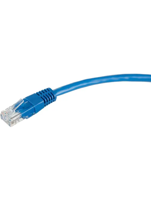 Патч-корд BigTech OPCC016 UTP CCA кат.5e/3м/литой/многожильный (синий)