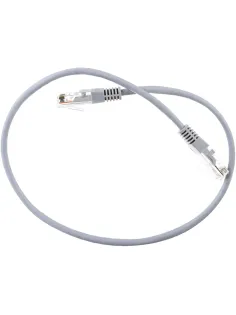 Патч-корд TWT TWT-45-45-0.5-GY UTP кат.5e, 0.5 м, серый