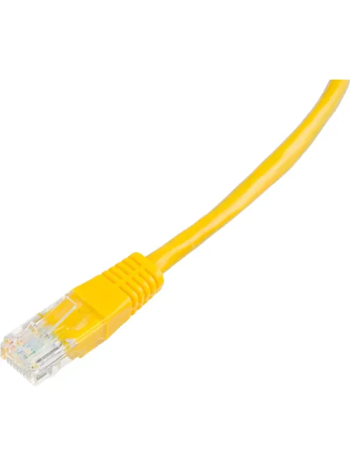 Патч-корд BigTech OPCC020 UTP CCA кат.5e/1м/литой/многожильный (желтый)