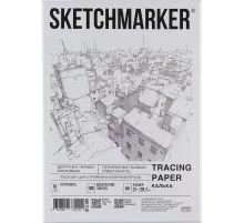 Калька Sketchmarker 70г А4 21х29,7см 100л/уп, в коробке SM17118