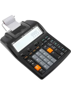 Калькулятор печатающий Deli EM121-EU,12-разряд, 172x203x55мм, черный