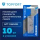 Нож безопасный Topfort для вскрытия упак.матер.,19мм трапец.,пластик ABS