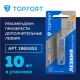 Набор ножей макетн. TOPFORT Набор 16поз:нож 3шт,10 лезв.разн.тип,пласт.бокс