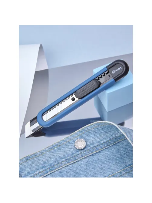 Нож универсальный КОМУС Denim 18 мм пластиковый мет направл.SX37N-DFT