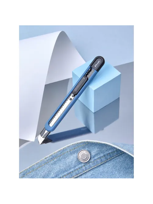 Нож универсальный КОМУС Denim 9 мм пластиковый мет направл.SX37S-DFT