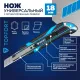 Нож универсальный Topfort 18мм с мет.напр.,дв.сист.выдв.+блок.лезв.,ABS+TPR