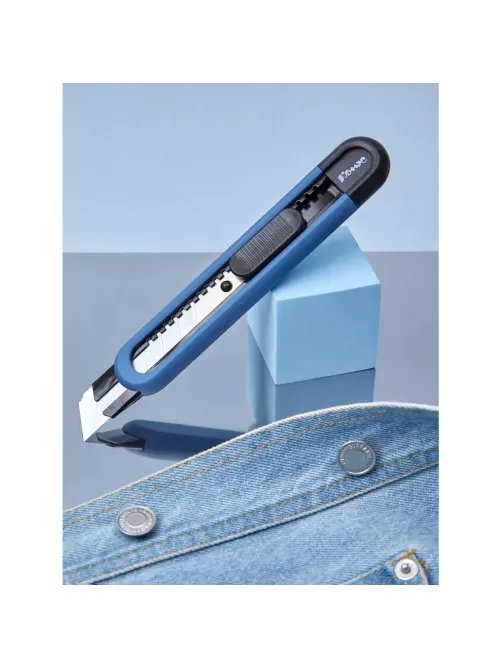 Нож универсальный КОМУС Denim 18 мм пластиковый мет направл.SX37N-DFT