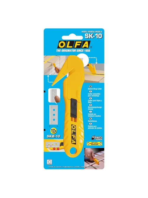 Нож промышленный 17,8 мм OLFA HOBBY CRAFT MODELS, . (OL-SK-10),цв.желтый