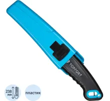 Нож универсальный Topfort для электр.монтажника ABS+TPR,кобура