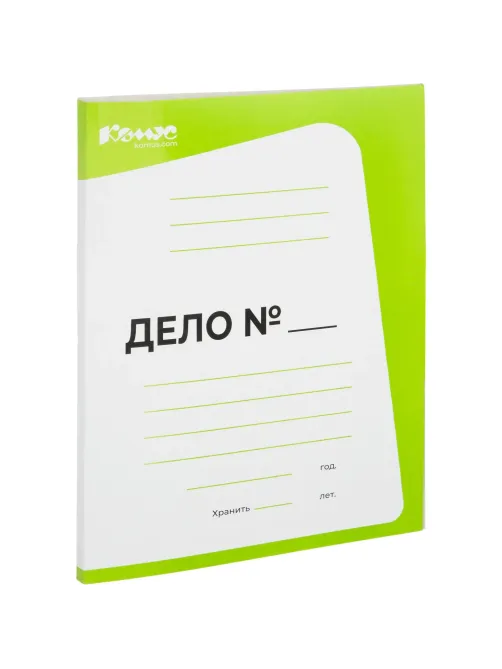 Скоросшиватель картон. ДЕЛО 440г/м2 мелован,салатовый