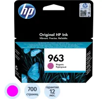 Картридж струйный HP 963 3JA24AE пурп. для OJ Pro 9010/9020
