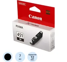 Картридж струйный Canon CLI-451BK (6523B001) чер. для MG5440/6340 iP7240