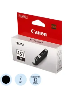 Картридж струйный Canon CLI-451BK (6523B001) чер. для MG5440/6340 iP7240