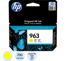 Картридж струйный HP 963 3JA25AE жел. для OJ Pro 9010/9020
