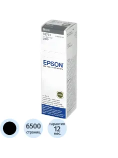 Чернила Epson T6731 C13T67314A/C13T673198 чер. для L800