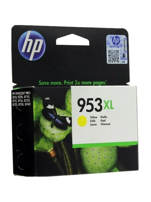 Картридж струйный HP 953XL F6U18AE жел. пов.емк. OJ Pro 8210/8720