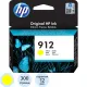 Картридж струйный HP 912 3YL79AE жел. для OfficeJet 801x/802x
