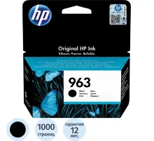 Картридж струйный HP 963 3JA26AE чер. для OJ Pro 9010/9020