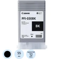 Картридж струйный Canon PFI-030BK 3489C001 черный (55мл) для Canon
